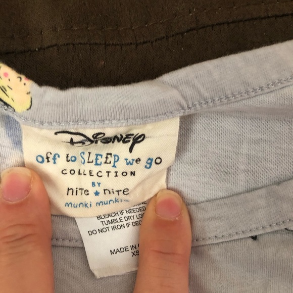 Disney Off To Sleep We Go Alice In Wonderland s/xs - Picture 4 of 5